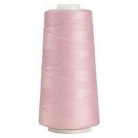 Sergin' General Corespun Polyester Serger Sewing Thread 3000 Yard Cone (#137 Light Pink)