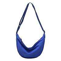 DKIIL NOIYB Nylon Crescent Bag Crossbody Bags for Women Men, Dumpling Bag with Adjustable Strap Lightweight Sling Crossbody Bag Hobos Bag Shoulder Bag