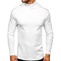 Men's Thick Warm Long-Sleeved T-Shirt, Men's Bottoming Shirt for Autumn and Winter