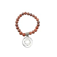 7 Chakra Yog Bracelet Reiki Charged Healing Crystal For Unisex 8 mm Bead,Stretch Bracelet,Chakra Balancing,Meditation 3