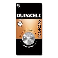Duracell DL2032BPK Button Cell Lithium Electronics Battery, 2032, 3V, 6/Box