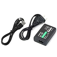 Wiresmith AC Power Adapter Charger and Data Sync Cable for Sony PS Vita Slim 2000