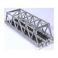 Kato USA Inc. N 248mm 9-3/4 Double Track Truss Bridge Silver KAT20437 N Track