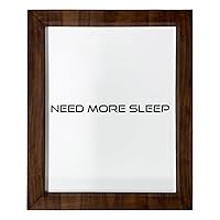 Los Drinkware Hermanos Need More Sleep - Funny Decor Sign Wall Art In Full Print With Wood Frame, 14X17