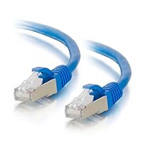 00677 Cat6a Cable - Snagless Shielded Ethernet Network Patch Cable, Blue (6 Feet, 1.82 Meters)