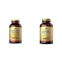 Solgar Vitamin C 1000 mg, 250 Vegetable Capsules - Antioxidant & Immune Support - Overall Health - H with Vitamin E 670 mg (1000 IU), 100 Mixed Softgels - Natural Antioxidant, Skin & Immune System Su
