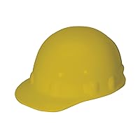Fibre-Metal Hard Hat Fibre-Metal by Honeywell E2W02A000 Super Eight Tab Lok Cap Style Hard Hat, Yellow