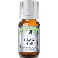 Good Essential 10 ml Oils – Premium Clean & Fresh Fragrance Oil – Home Essentials – Add to Air Fresheners for Home or Fresh Cotton Linen Spray – .34 fl oz, 10ml