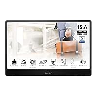 MSI Pro MP161 E2 Portable Monitor, 15.6