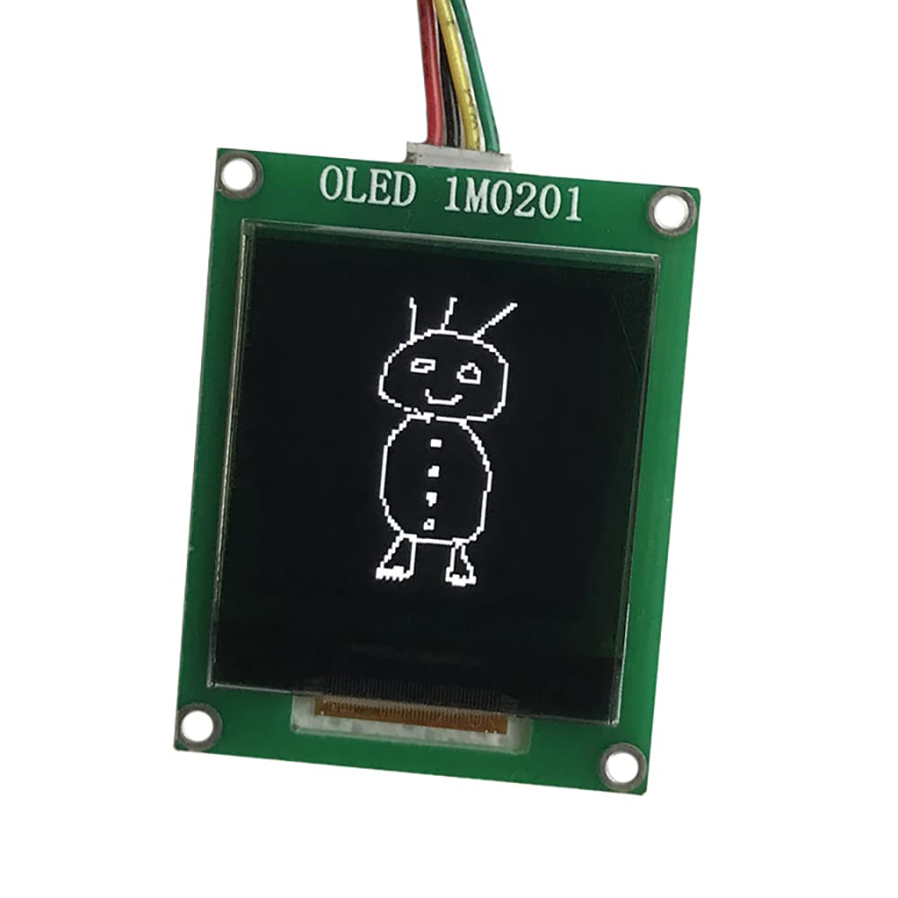 5PCS OLED LCD I2C Display Module Fsuoech 1.12 Inch 96x96 Pixel IIC Serial Port NodeMCU Display Board for Arduino ESP STM 4-pin Driver SH1107 White-Light¡­