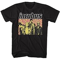 Incubus T-Shirt Band Photo Swirls Mens Short Sleeve T Shirts 90s Music Vintage Style Graphic Tees