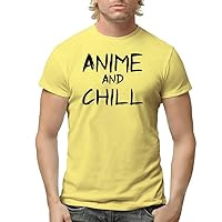 Anime and Chill - Men's Adult Short Sleeve T-Shirt