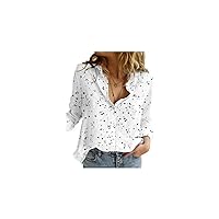 Women Casual Long Sleeve Cotton Linen Shirt Elegant Solid Lapel Blouse Oversize Tops Streetwear Tunic