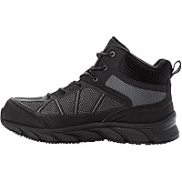 Propet Mens Seeley Hi Round Toe Work Safety Shoes Casual - Black