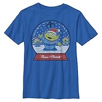Disney Pixar Toy Story Aliens Pizza Planet Snowglobe Boys T-Shirt