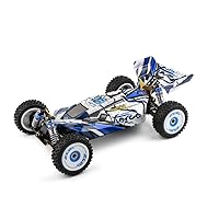 WLtoys High-Speed RC Car 124017 V2 1/12 4WD 75km/h High-Speed Brushless Motor Off-Road Remote Control Drift Climbing RC Racing Car Adults,Kids Toys (124017 2200+3000)