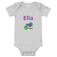 Ella Personalized Baby Short Sleeve One Piece