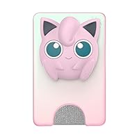 PopSockets Phone Wallet with Expanding Phone Grip, Phone Card Holder, Pokemon - Jiggly Puff