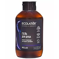 Natural cosmetics Shower gel lavender oil and sage extract Men's Relax 400ml