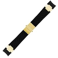 Waterproof Watch Band For Ulysse Nardin Silicone Rubber Watchstrap Sports Wrist Bracelets Replacement Watch Accessories Parts