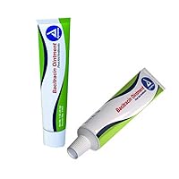 Dynarex Bacitracin Topical Ointment USP - First Response Wound Care Supplies for Minor Cuts, Scrapes & Burns - Helps Keep Wounds Clean - 2 Count, 1 oz. Tubes