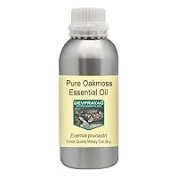 Pure Oakmoss Essential Oil (Evernia prunastri) Steam Distilled 630ml (21 oz)