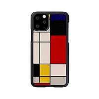 Man&Wood I16839i58R iPhone 11 Pro Natural Wood Case, Mondrian Wood, 5.8 Inches, iPhone Back Cover, Japanese Authorized Dealer