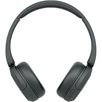 Sony WH-CH520 Best Wireless Bluetooth On-Ear Headphones with Microphone for Calls and Voice Control, Up to 50 Hours Battery Life with Quick Charge Function, Includes USB-C Charging Cable - Black