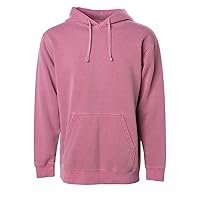 Independent Trading Company Burgundy Pigment Dyed Hoodie, Burgundy, X-Small