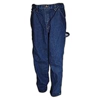 FRID600-36U A.R.C. 100% Cotton Indura Denim Unhemmed Jeans, Carpenter Style, 36