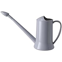 Watering Can Indoor 2L 2 Spray Mode Small Watering Can with Removable Long Spout and Shower Plastic Garden Watering Can for Indoor Outdoor Plants Flower Bonsai Grey Gardening Tools