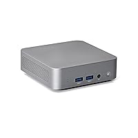 HUNSN 4K Mini PC, Desktop Computer, HTPC, Kodi Box, Core I7 1185G7, Windows 11 or Linux Ubuntu, BM35, 2 x Full Featured Type-C, 2 x HDMI2.0b, Support TypeC PD, 16G RAM, 256G M.2 SSD