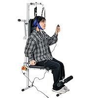 Neck Traction Device, Cervical Electric Traction Bed, Physical Traction, Multi-Function Adjustment, 2-Speed Sit-up Function, for Relieves Back and Shoulder Pain