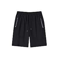 Boy Athletic Shorts with Pocket Training Fight Shorts Workout Gym Sportswear Middle Waist Fitness Tracksuit Bottoms