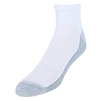 Hanes Men's Socks, X-temp Cushioned Ankle Socks, 12-pack