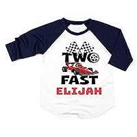 Two Fast Shirt, Personalized Birthday Boy Shirt, 2nd Birthday, Birthday Shirt