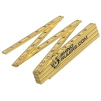 Folding Engineer's Ruler 6' Length (10ths and Inches) - 55125