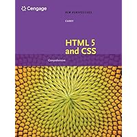 New Perspectives on HTML 5 and CSS: Comprehensive: Comprehensive (MindTap Course List) New Perspectives on HTML 5 and CSS: Comprehensive: Comprehensive (MindTap Course List) Paperback eTextbook