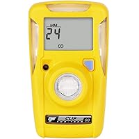 BWC2-M BW Clip Single Gas CO Monitor, 35/200, Yellow, Standard