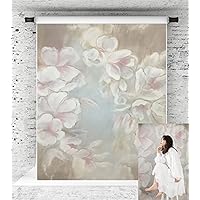 5x7ft Painting Texture Floral Photo Backdrop Flowers Backdrops for Photography Valentine's Day Photo Booth Backdrop
