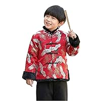winter children's Tang suit cotton clothes,Chinese style cotton clothes,festive costumes for Chinese New Year.
