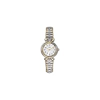Timex Women's Pleasant Street 25mm Expansion Band |Two-Tone| Dress Watch T21854
