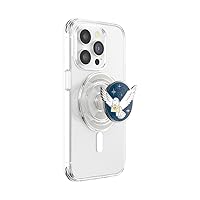 PopSockets Phone Grip with Expanding Kickstand, Compatible with MagSafe, Adapter Ring for MagSafe Included, Wireless Charging Compatible - Enamel Hedwig