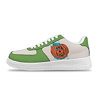Green,White,Popular graffiti-02 Air Force Customized Shoes Men's Shoes Women's Shoes Fashion Sports Shoes Cool Animation Sneakers