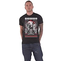 Rob Zombie Men's Bloody Santa Slim Fit T-Shirt Black