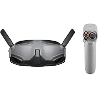 DJI Goggles Integra Motion Combo-Immersive Motion Control, Lightweight and Portable FPV Goggles with Integrated Design, Micro-OLED Screens, DJI O3+ Video Transmission, HD Low-Latency