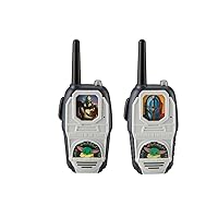 eKids Star Wars Walkie Talkies for Kids Featuring The Child, Indoor and Outdoor Toys Inspired by The Mandalorian and Designed for Fans of Star Wars Toys