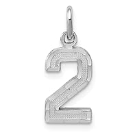14k Gold Small Sparkle Cut Sport game Number Charm Pendant Necklace Jewelry for Women in White Gold Yellow Gold Choice of Numbers and Variety of Options