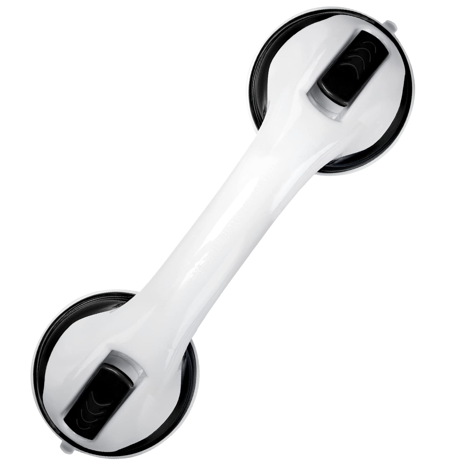Shower Handle 12 inch Grab Bars for Bathroom Shower Handle with Strong Hold Suction Cup Grip Grab in Bathroom Bath Handle Grab Bars for Bathroom Safety Grab Bar Black