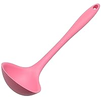 Chef Craft Premium Silicone Cooking Ladle, 11.25 inch, Pink